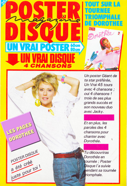 Dorothée poster disque 1987